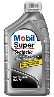 an image of mobile super synthetic oil